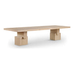 Anzio 96 / 144" Veneer Dining Table (3 Boxes) in Oak