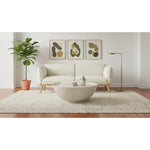 Nolita 82" Boucle Fabric Upholstered Sofa in Cream
