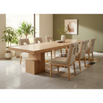 Anzio 96 / 144" Veneer Dining Table (3 Boxes) in Oak