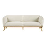 Nolita 82" Boucle Fabric Upholstered Sofa in Cream