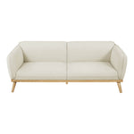 Nolita 82" Boucle Fabric Upholstered Sofa in Cream