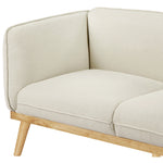 Nolita 82" Boucle Fabric Upholstered Sofa in Cream