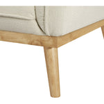Nolita 82" Boucle Fabric Upholstered Sofa in Cream