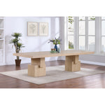 Anzio 96 / 144" Veneer Dining Table (3 Boxes) in Oak
