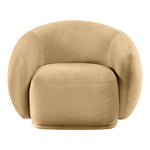 Emery Velvet Upholstered Chair in Camel