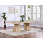 Anzio 96 / 144" Veneer Dining Table (3 Boxes) in Oak
