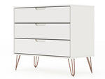 Rockefeller 35" Dresser (3-Drawer) in White