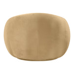 Emery Velvet Upholstered Chair in Camel