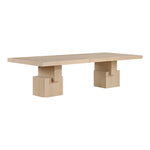 Anzio 96 / 144" Veneer Dining Table (3 Boxes) in Oak
