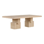 Anzio 96 / 144" Veneer Dining Table (3 Boxes) in Oak