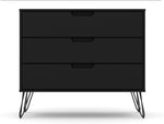 Rockefeller 35" Dresser (3-Drawer) in Black