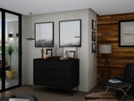 Rockefeller 35" Dresser (3-Drawer) in Black