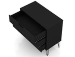 Rockefeller 35" Dresser (3-Drawer) in Black