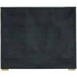 Nora Velvet Upholstered King Bed in Cream