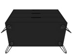 Rockefeller 35" Dresser (3-Drawer) in Black