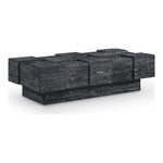 Anzio Oak Veneer Coffee Table in Black