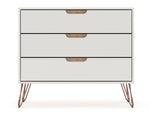 Rockefeller 35" Dresser (3-Drawer) in Off White