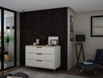 Rockefeller 35" Dresser (3-Drawer) in Off White