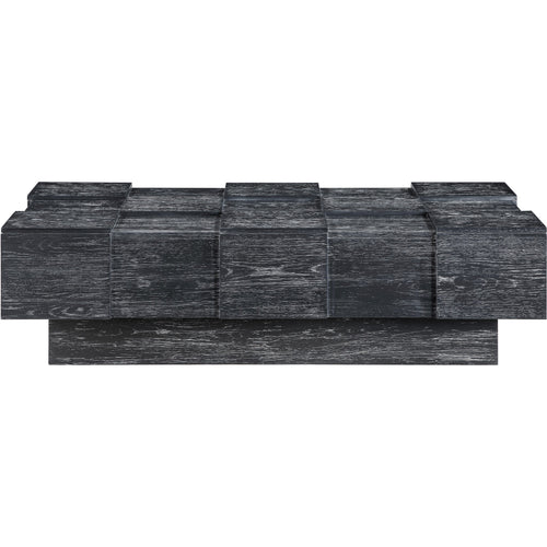 Anzio Oak Veneer Coffee Table in Black