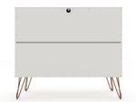 Rockefeller 35" Dresser (3-Drawer) in Off White