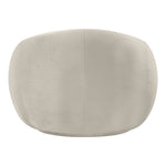 Emery Velvet Upholstered Chair in Cream