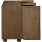 Norin Solid Wood And Oak Veneer Sideboard/Buffet in Brown