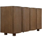 Norin Solid Wood And Oak Veneer Sideboard/Buffet in Brown