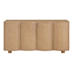 Norin Solid Wood And Oak Veneer Sideboard/Buffet in Natural