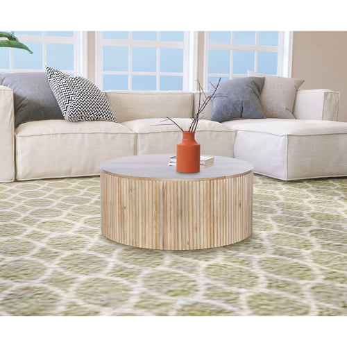 Oakhill Oak Wood Coffee Table in Natural