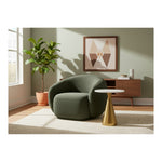 Emery Velvet Upholstered Chair in Green