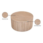 Oakhill Oak Wood Coffee Table in Natural
