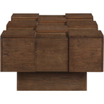 Anzio Oak Veneer Coffee Table in Brown