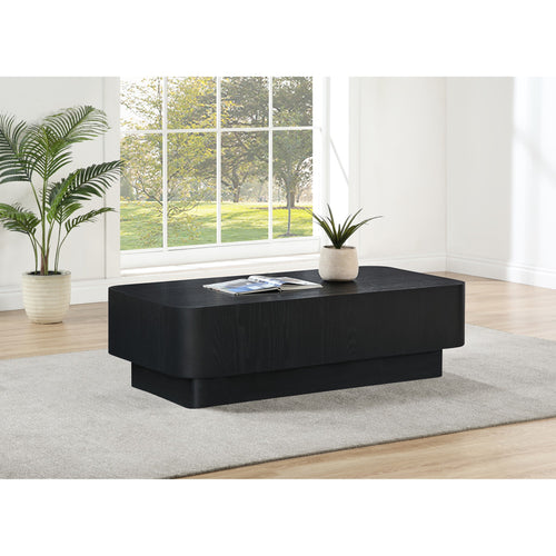Oakmont Oak Veneer Coffee Table in Black