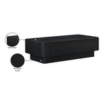 Oakmont Oak Veneer Coffee Table in Black