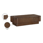 Oakmont Oak Veneer Coffee Table in Brown