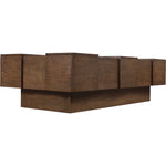 Anzio Oak Veneer Coffee Table in Brown