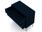 Rockefeller 35" Dresser (3-Drawer) in Midnight Blue