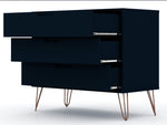 Rockefeller 35" Dresser (3-Drawer) in Midnight Blue