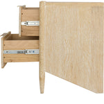 Oakwood Oak Wood Nightstand in White