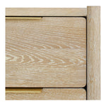 Oakwood Oak Wood Nightstand in White