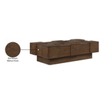 Anzio Oak Veneer Coffee Table in Brown