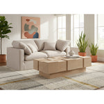 Anzio Oak Veneer Coffee Table in Natural