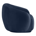 Emery Velvet Upholstered Chair in Navy
