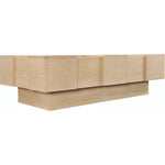 Anzio Oak Veneer Coffee Table in Natural