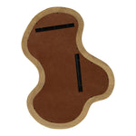Oblique Acacia Wood Frame Mirror in Oak