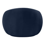 Emery Velvet Upholstered Chair in Navy