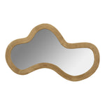 Oblique Acacia Wood Frame Mirror in Oak