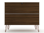 Rockefeller 35" Dresser (3-Drawer) in Chestnut Brown