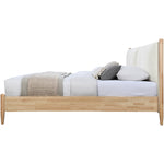 Arbor Fabric Upholstered King Bed in Cream