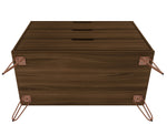 Rockefeller 35" Dresser (3-Drawer) in Chestnut Brown